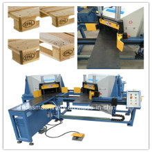 Double Head Wood Pallet Rounder Corner Cutting Machine